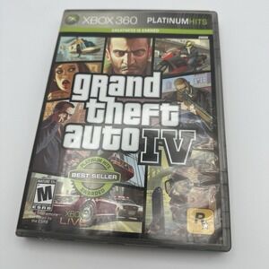 Grand Theft Auto IV -- Platinum Hits‎ Edition (Microsoft Xbox 360, 2009)